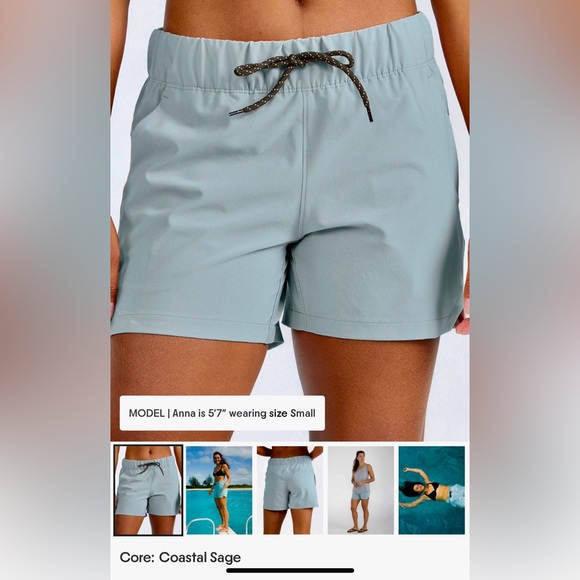 Free fly swell shorts in coastal sage size M - Picture 1 of 4
